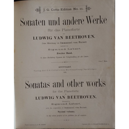 Sonatas and other works for the pianoforte