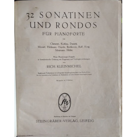32 sonatinen und rondos fur pianoforte