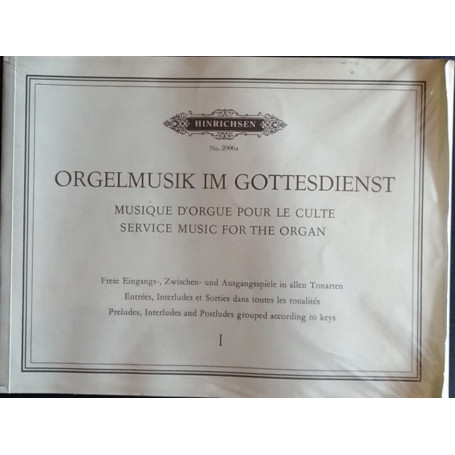 Orgelmusik im gottesdienst