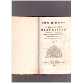 Nuovo Testamento del Signor Nostro Gesù Cristo secondo la volgata Tomo V