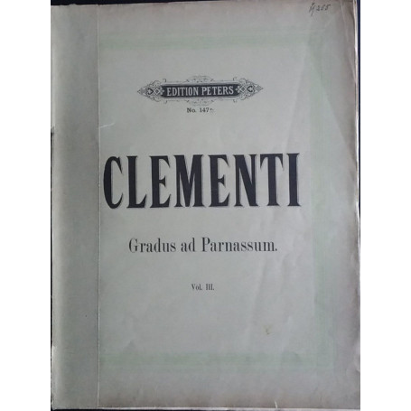 Gradus ad Parnassum. Vol. III