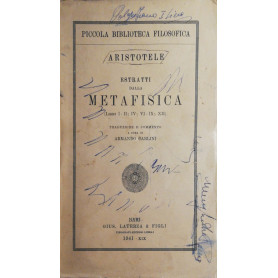 Estratti dalla Metafisica