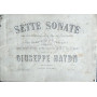 Sette sonate per Harmonium o Pianoforte