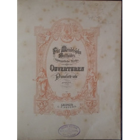 Samtliche werke ouverture fur pianoforte solo