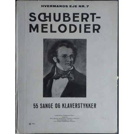 Schubert melodie 55 sange og klaverstykker