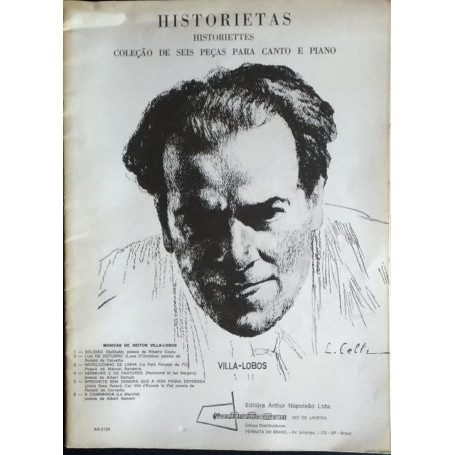 Historiettes colecao de seis pecas para canto e piano