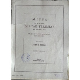 Missa in honorem Beatae Teresiae ab infante Jesu