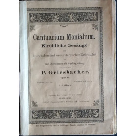 Cantuarium Monialium. Kirchliche gesÃ¤nge