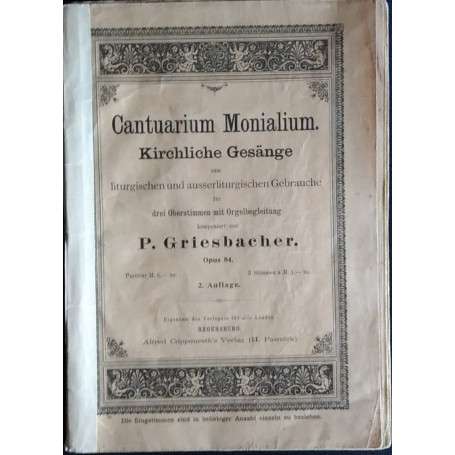 Cantuarium Monialium. Kirchliche gesÃ¤nge