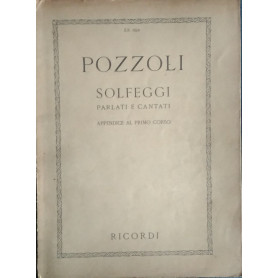 Solfeggi parlati e cantati. Appendice al primo corso