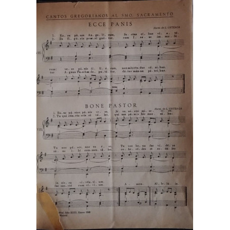 Cantos Gregorianos al Smo. Sacramento