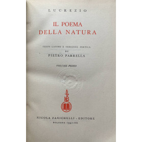 Il poema della natura. Volume primo