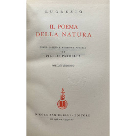 Il poema della natura. Volume secondo
