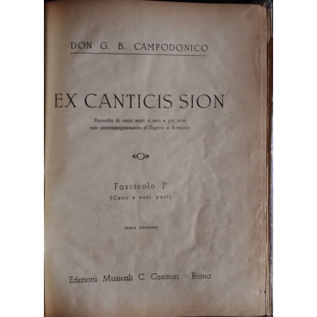 Ex Canticis Sion