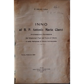 Inno al B. P. Antonio Maria Claret