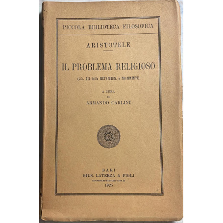 Il problema religioso