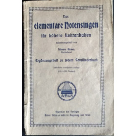 Das elementare notensingen