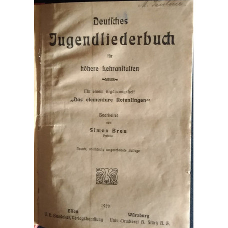 Jugendliederbuch