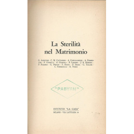 La sterilità  nel matrimonio