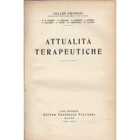 Attualità  terapeutiche