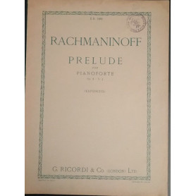 Prelude for pianoforte
