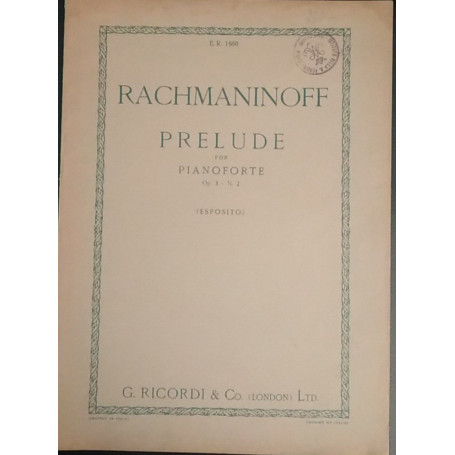 Prelude for pianoforte