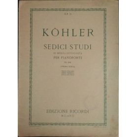 Sedici studi di media difficoltà per pianoforte