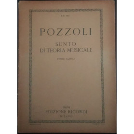 Sunto di teoria musicale. Primo corso