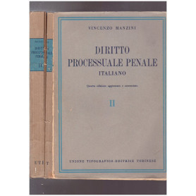 Diritto processuale penale italiano Volume secondo