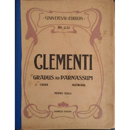 Gradus ad parnassum. Piano solo