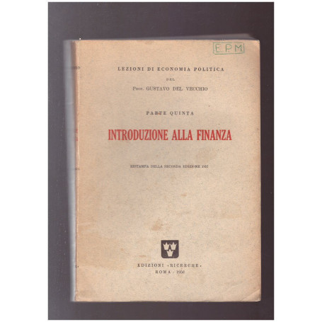 Introduzione alla finanza Parte Quinta