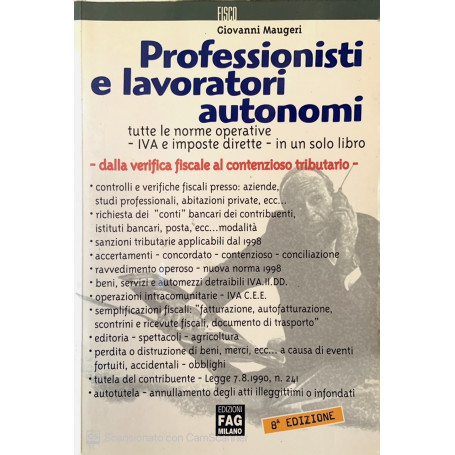 Professionisti e lavoratori autonomi