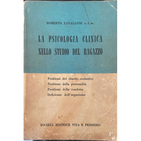 La psicologia clinica nello studio del ragazzo