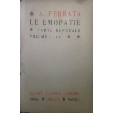 Le emopatie. Parte generale