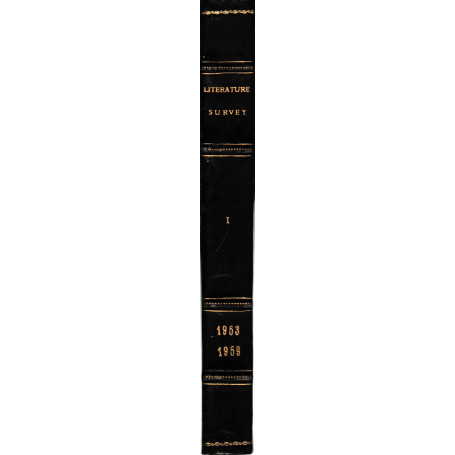 Chemical abstracts & Litterature survey  1953-1959  Vol. 1