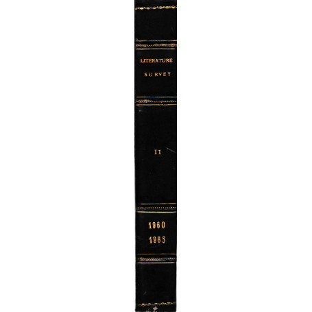 Chemical abstracts & Litterature survey 1960-1965  vol. 2