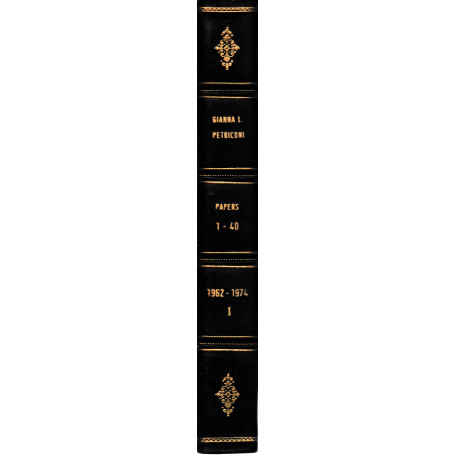 Papers 1-40. 1962 - 1974. I