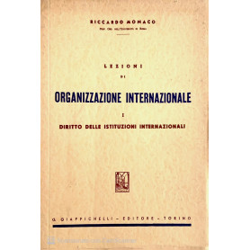 Lezioni di organizzazione internazionale Vol. 1