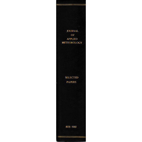 Journal of applied Meteorology. Selected papers. Vol.17 1978-1980