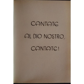 Cantate al Dio nostro cantate
