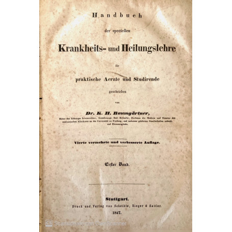 Krankheit und Heilungslehre