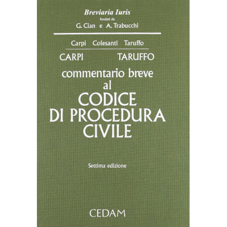 Commentario breve al codice di procedura civile