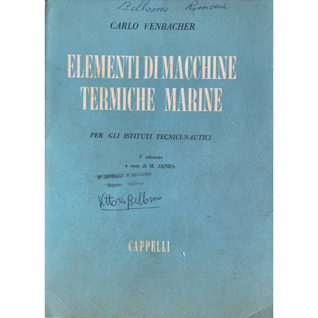 Elementi di macchine termiche marine per gli istituti tecnici-nautici