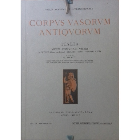 Corpus Vasorum Antiquorum. Italia