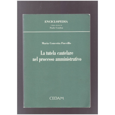La tutela cautelare nel processo amministrativo