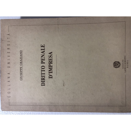 Diritto penale d'impresa.