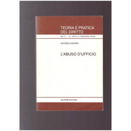 L'abuso d'ufficio