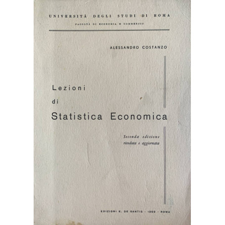Lezioni di statistica economica
