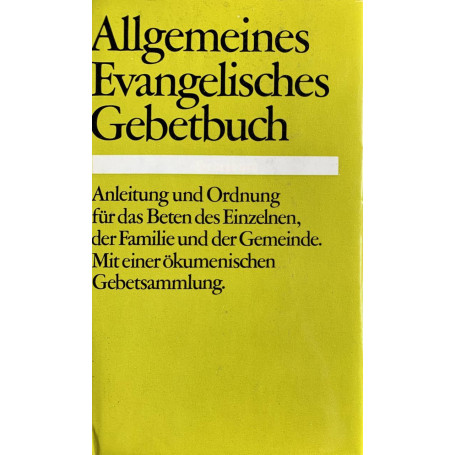 Allgemeines Evangelisches Gebetbuch