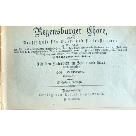 Regensburger Chore